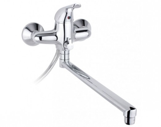 Смеситель для ванны с душем, с длинным изливом Timo Golf 0175Y-CR chrome